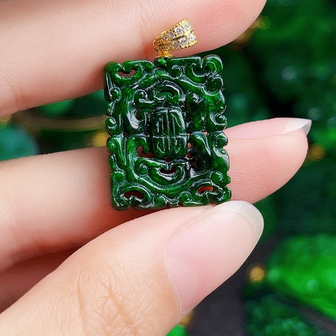 颈饰银S925镶嵌翡翠多样性