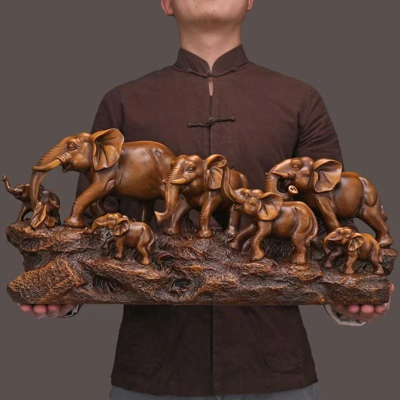 【西藏包邮】大象摆件招财工艺品吉祥玄关装饰品电视柜客厅办公室