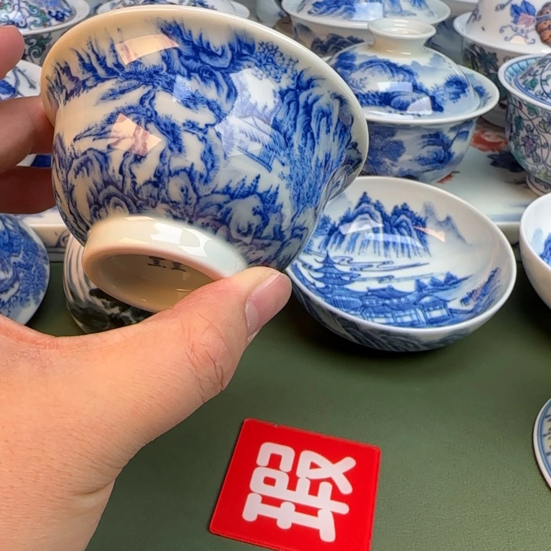 陶抖音闪购纯手工手绘238开片