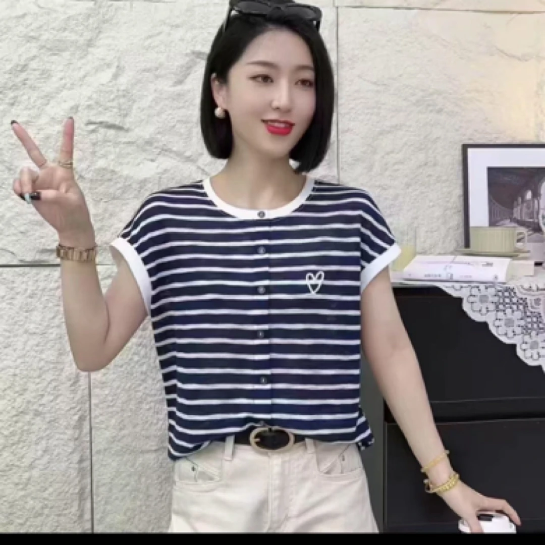 51款 新款条纹短袖（艾）