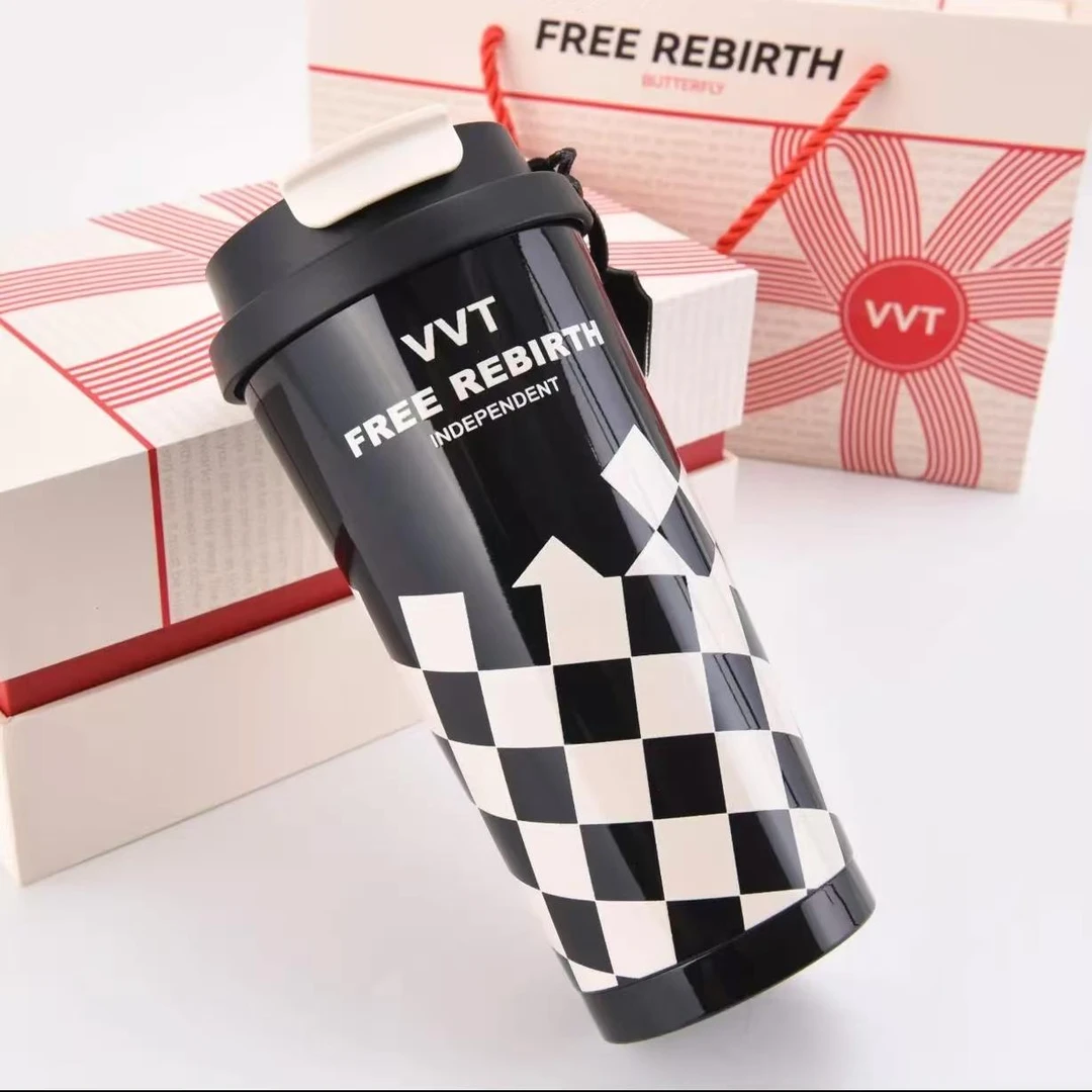 【心心】VVT礼盒系列咖啡杯陶瓷内胆高颜值便携送礼办公车载水杯