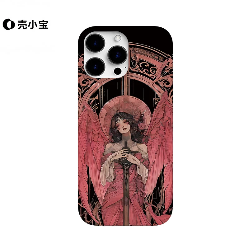 陨落天使适用苹果16promax手机壳15小众14/13/12创意华为mate小米