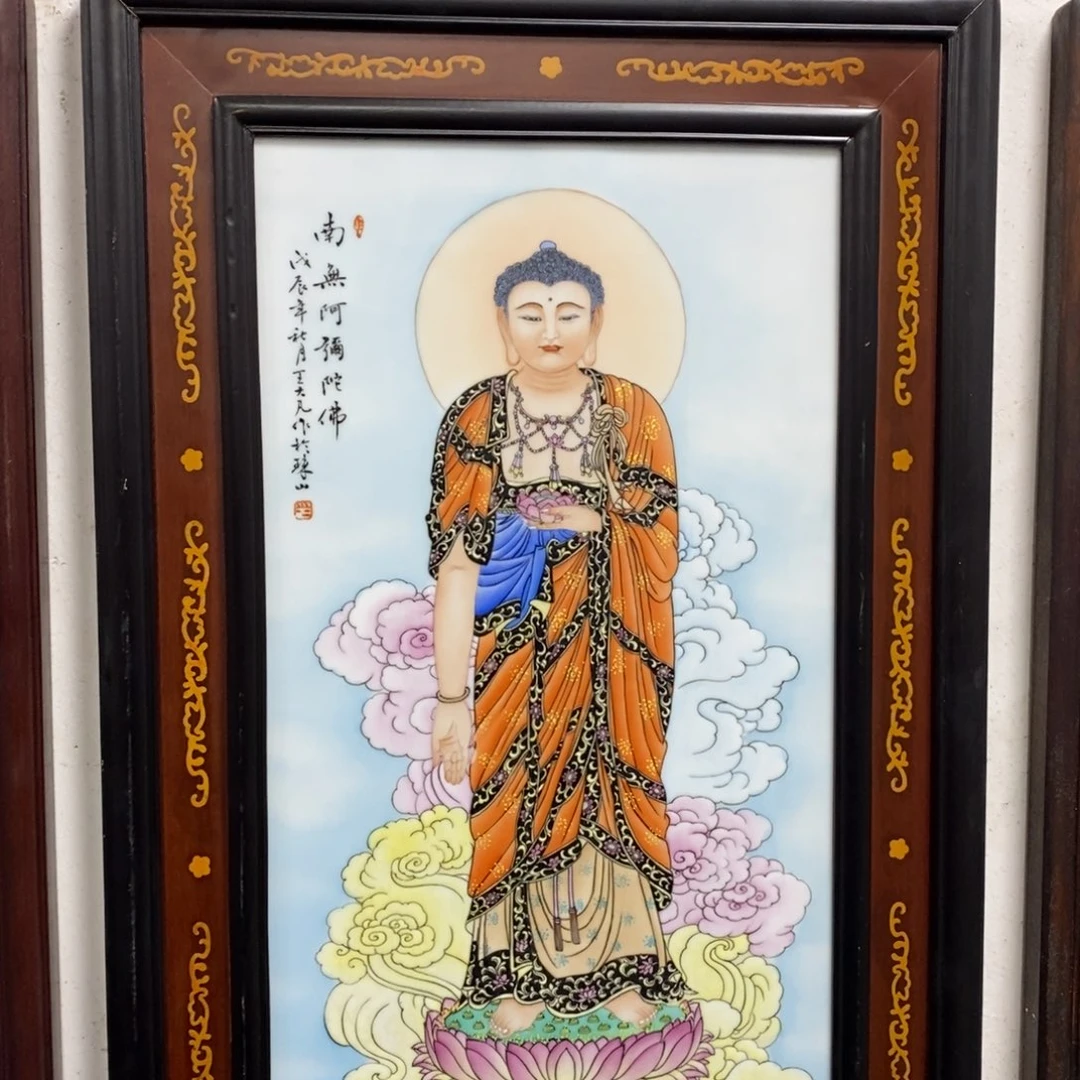 瓷72*48*1景德镇瓷板画柴窑烧制