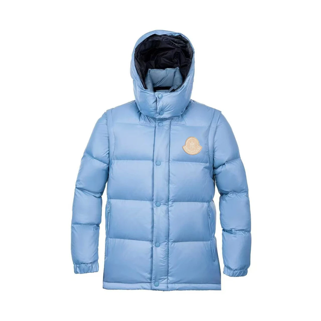 （大咖买手店）24高定走秀款可拆卸袖帽时尚国标加厚款羽绒服0808