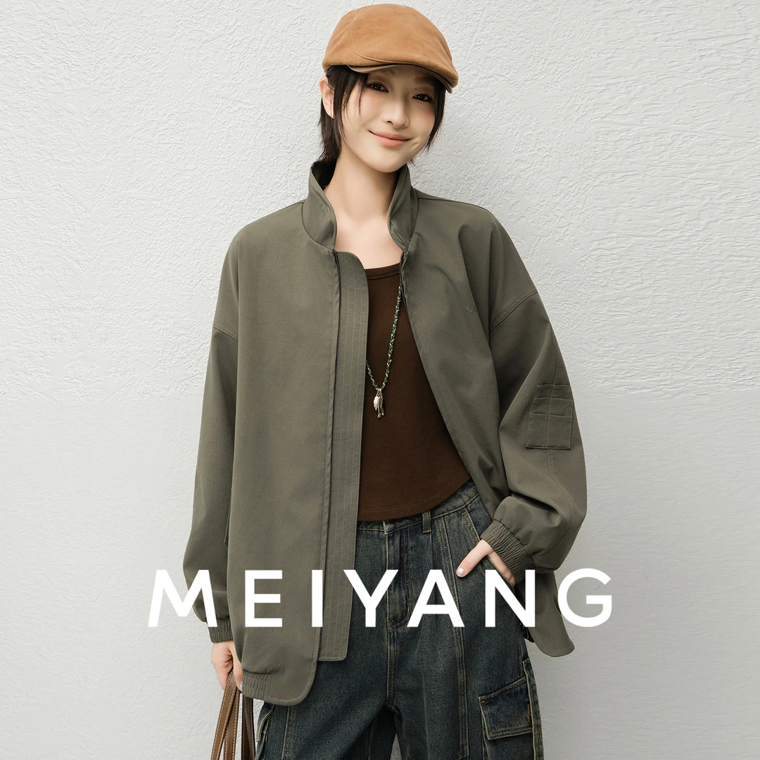 美洋MEIYANG 旅行家三号外套 远红外复合发热纱帅气中性夹克-周五