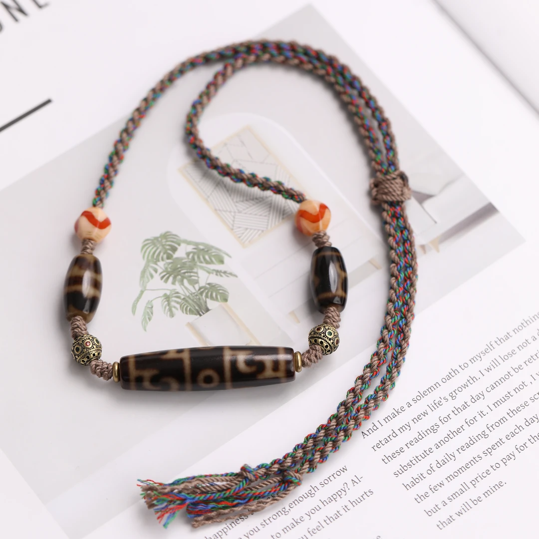 【观澜珠宝】玛瑙项链 复古民族风藏式吊坠 多样发其一 2101