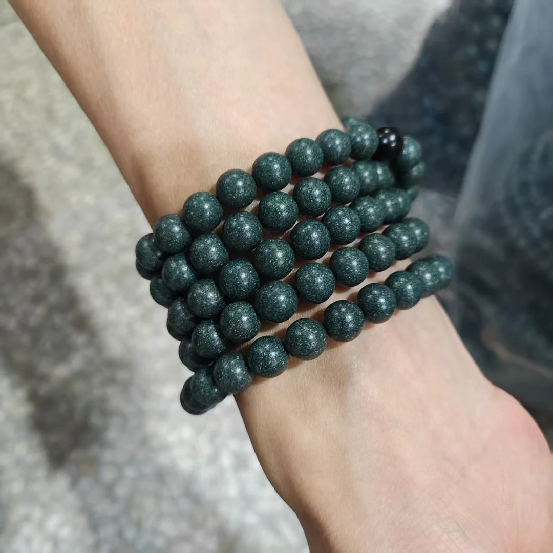 窖藏鹅梨帐中香108颗多圈0.8尺寸合香珠 手工香珠