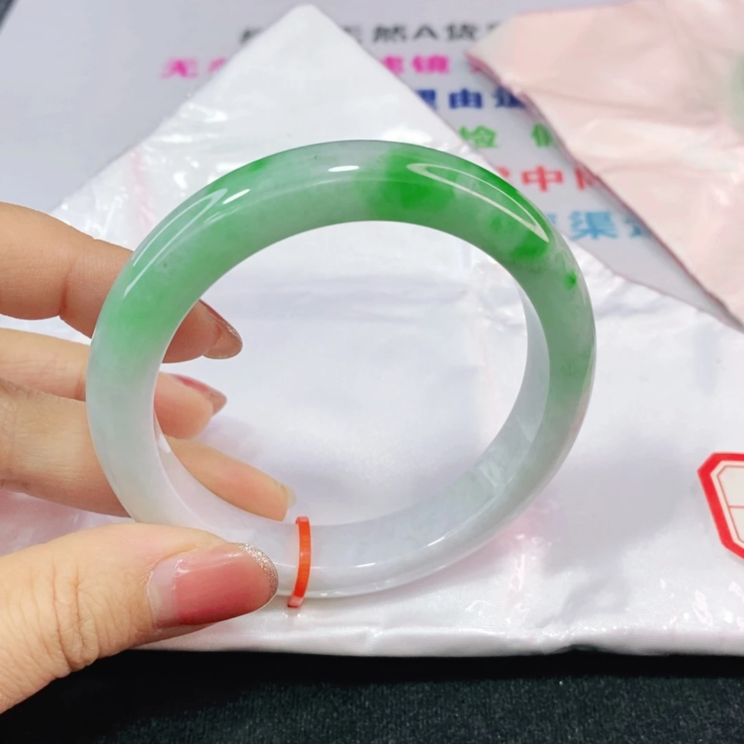 未镶嵌手镯翡翠58.6圈