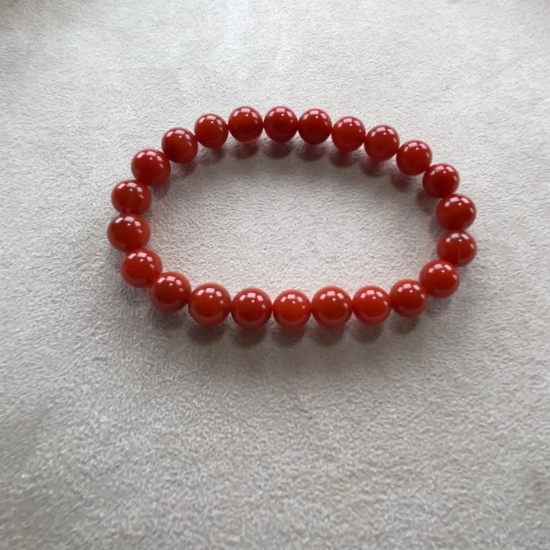 南红玛瑙8➕手串未镶嵌