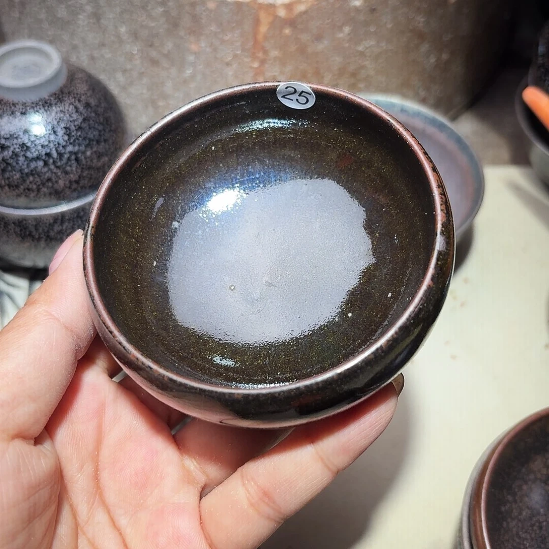 茶盏义兴龙窑建盏25微瑕