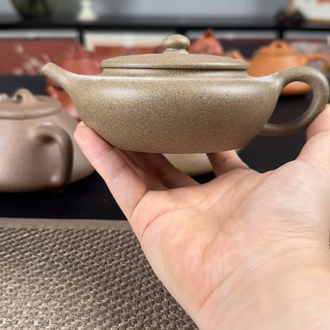 茶壶紫砂微瑕扁辰