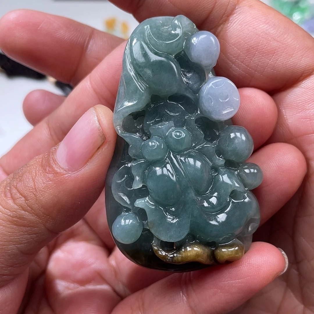 颈饰未镶嵌翡翠小****爱翡玉缘翡翠