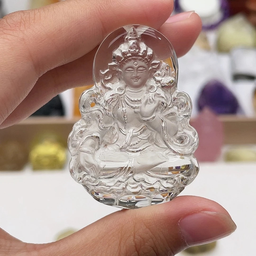 三***哥颈饰水晶未镶嵌定制吊坠