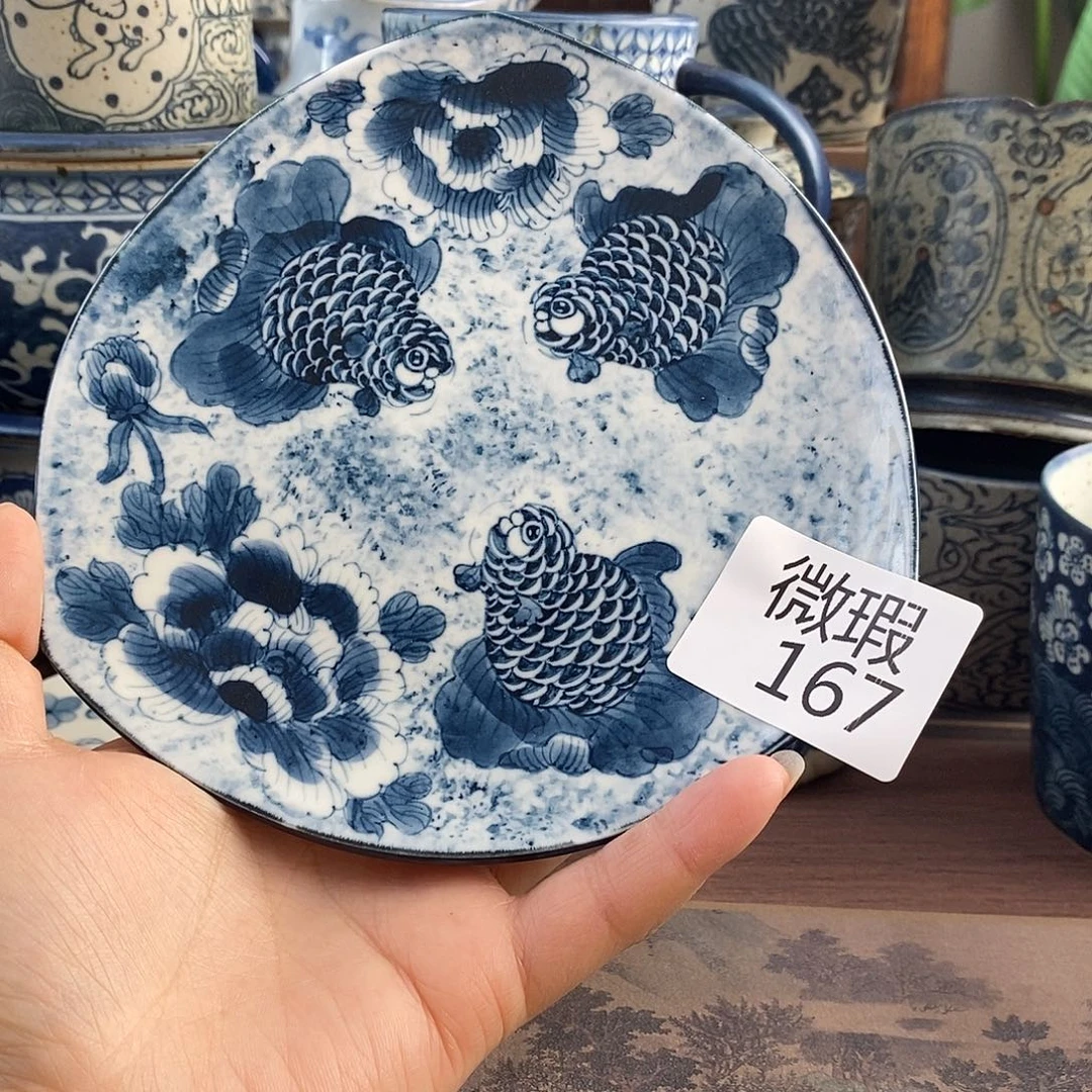 陶手工手绘青花高温陶瓷