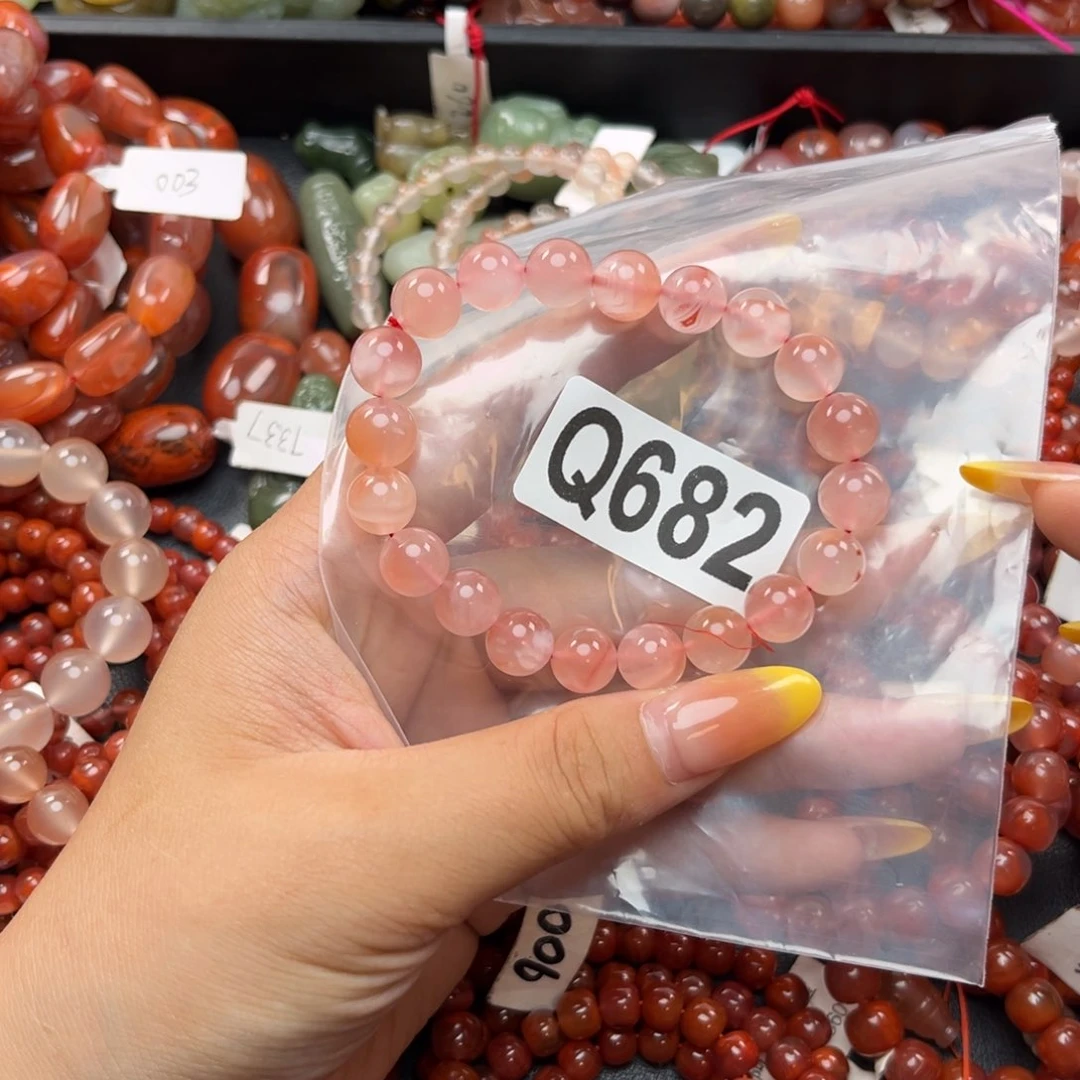 手链未镶嵌南红玛瑙9*