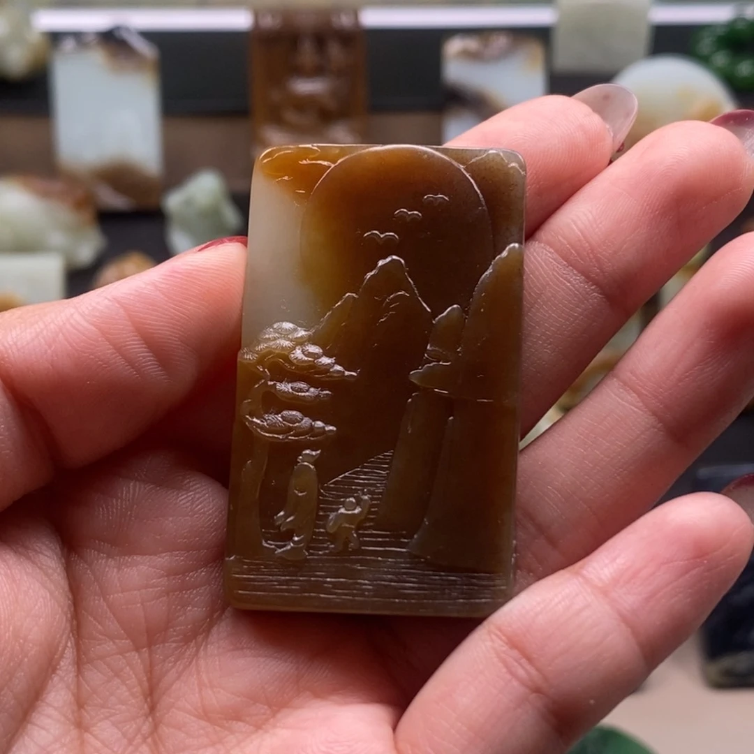 未镶嵌和田玉挂件