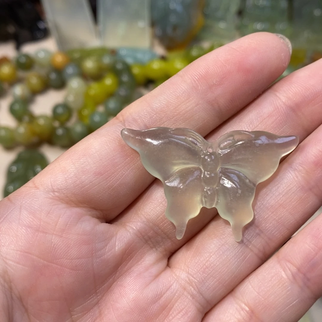 蛇纹石玉未镶嵌吊坠(不含链)
