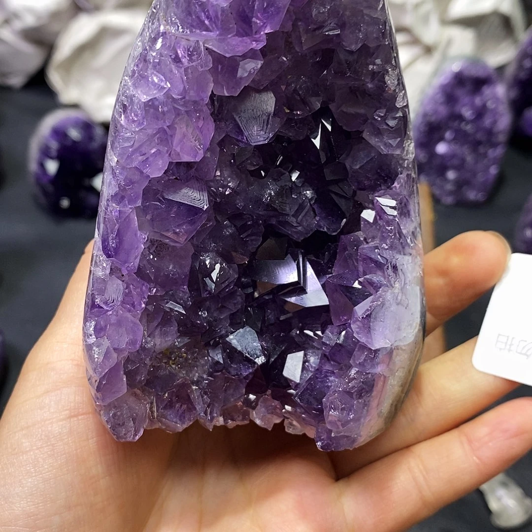 紫晶珠宝半成品未镶嵌