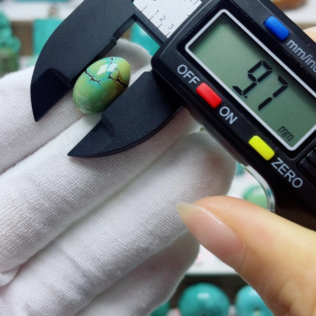 绿松石9K金镶嵌摆件