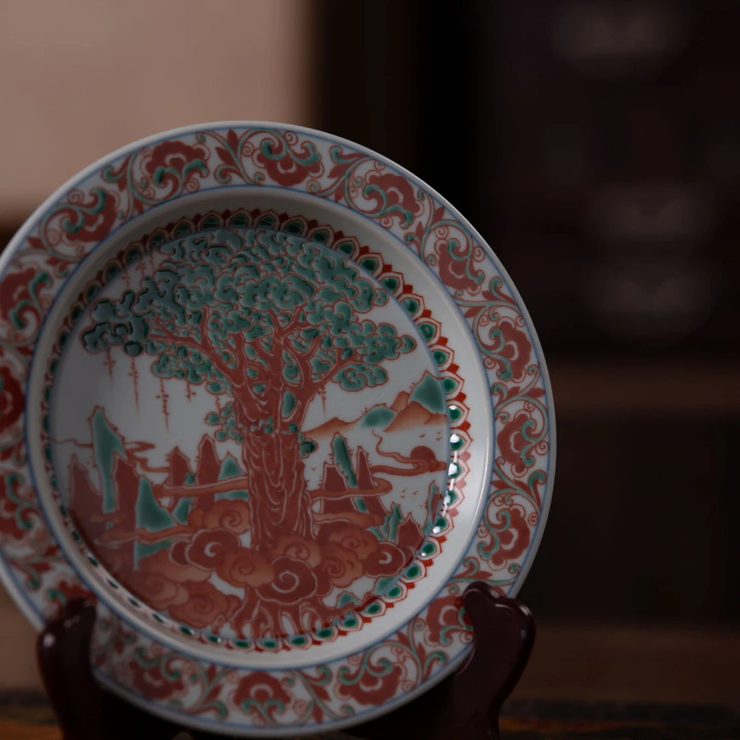 树见造物|红绿彩-翁宿-大树壶承（翁宿S0314）