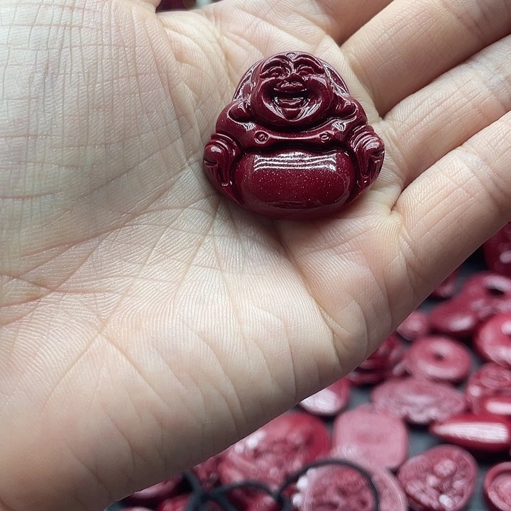 天然辰砂朱砂吊坠
