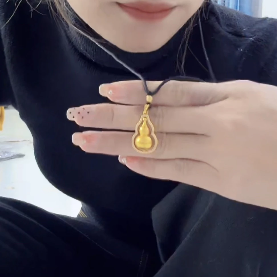 铜合金项链 嘉嘉推荐#666 气质百搭葫芦项链