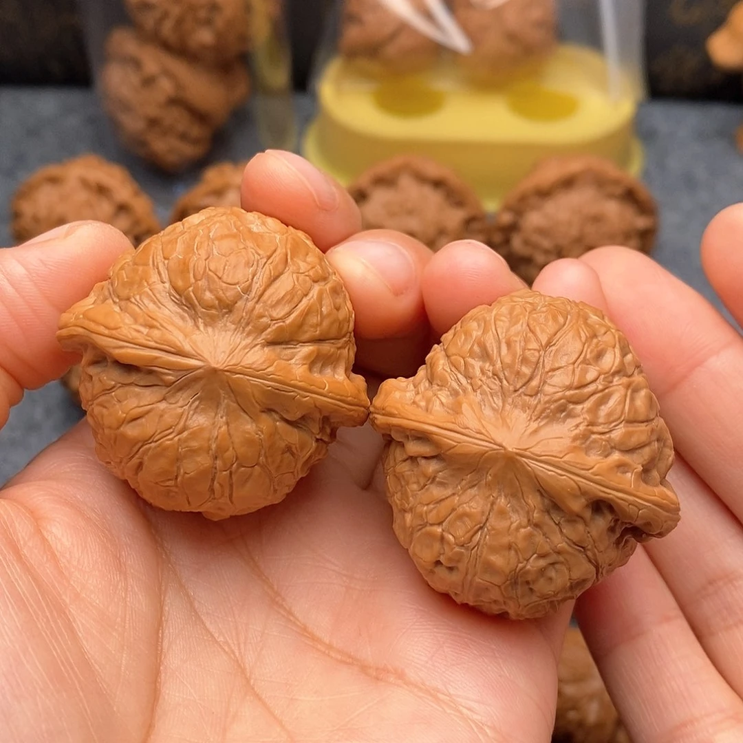 文玩核桃把件南瓜墩40尺精品