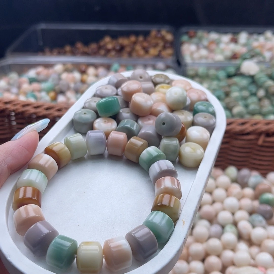 白玉菩提吊坠c c c13mm/20+5颗