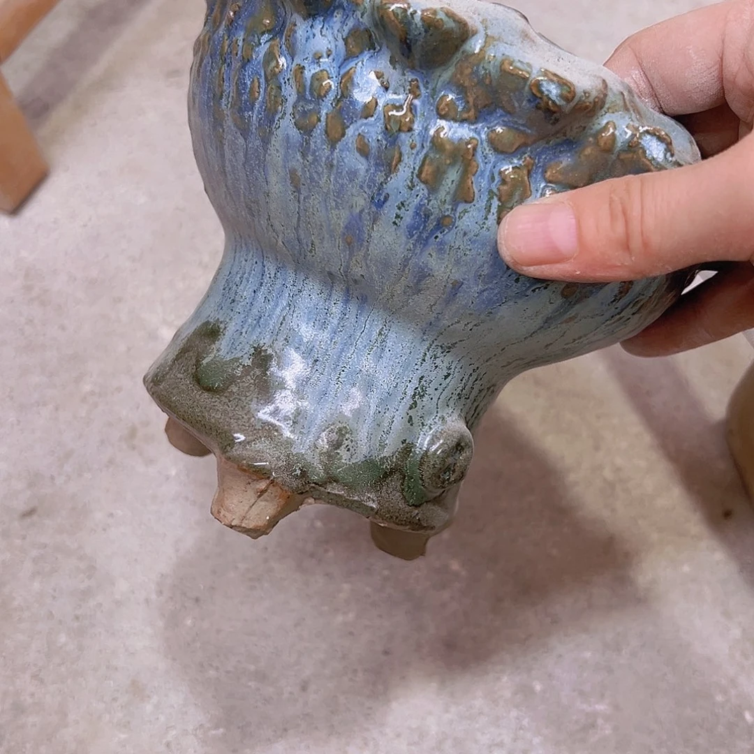 陶瓷花盆当场满12包邮