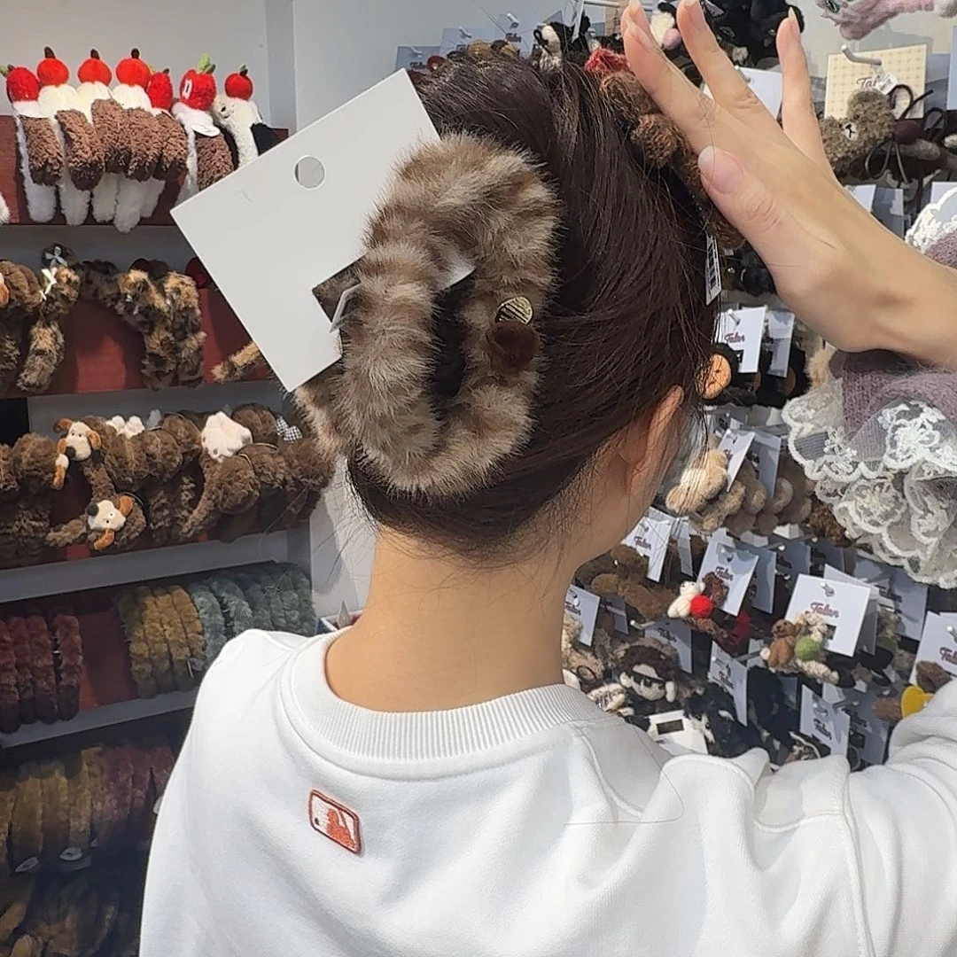 皮质非金属韩版大抓夹189