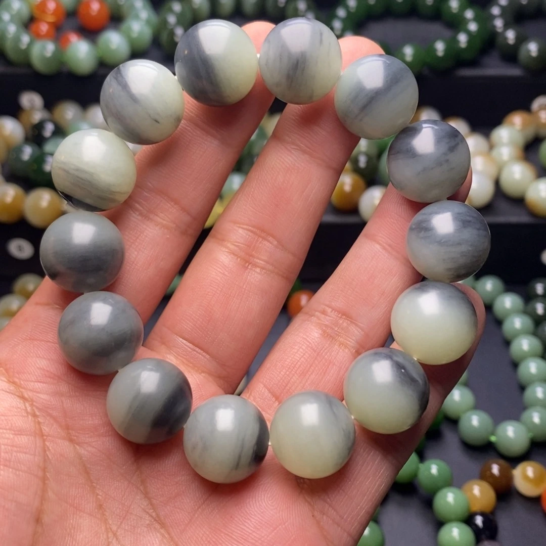 和田玉手串未镶嵌