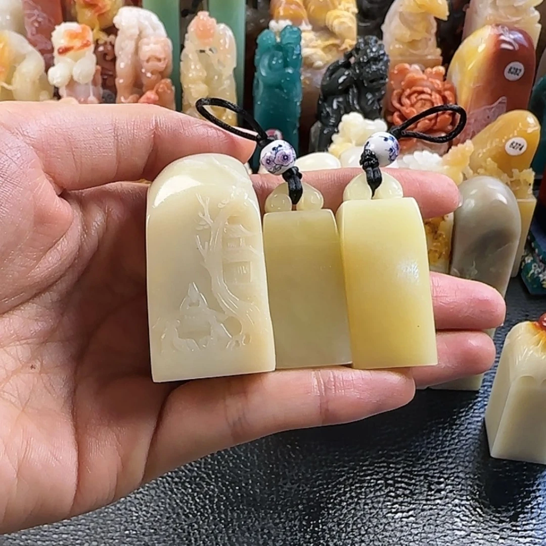 【闪购商品】寿山石印石爱*国寿山石印章