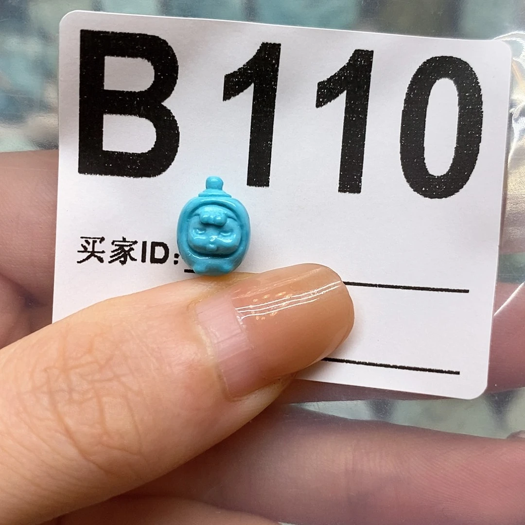 未镶嵌绿松石绿松石配饰定制