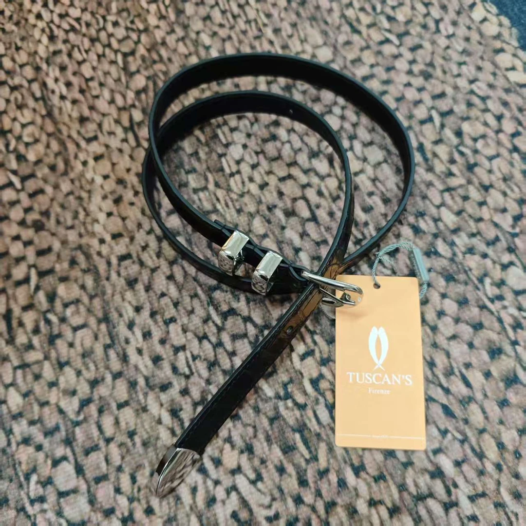 气质百搭轻奢鳄鱼皮女士腰带箱包配件时代集团