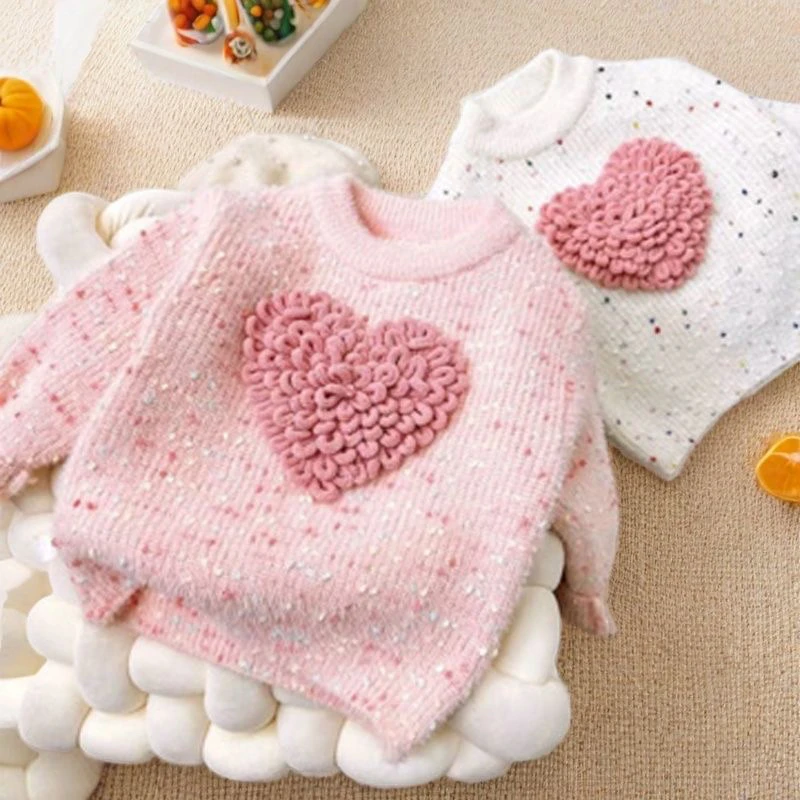 儿童卫衣2024新款洋气女童秋冬季装宝宝卡通长袖休闲上衣打底衫潮