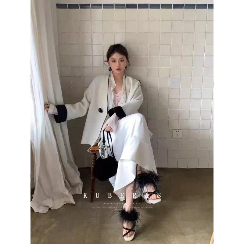 【WDP】春季新款2025新中式国风西装外套女