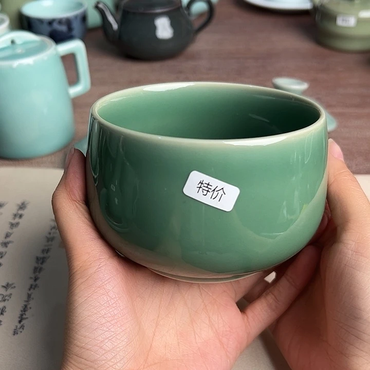 龙泉云间青瓷小米茶器
