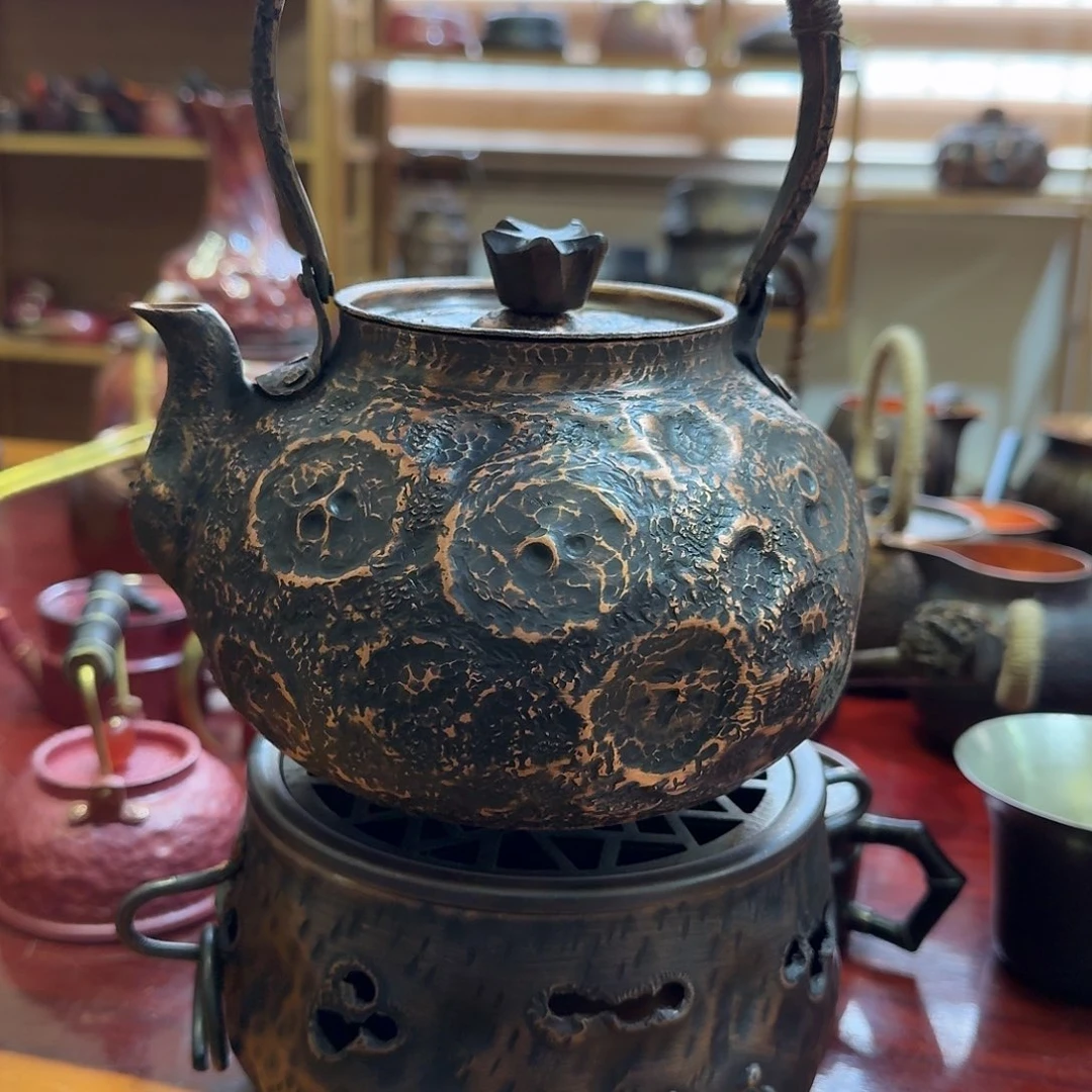 沉***金紫铜手工制作摆件一个