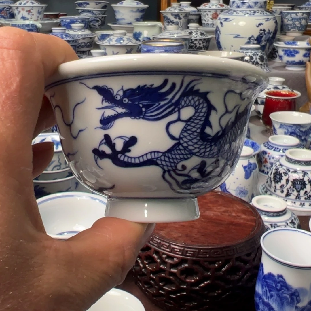 摆件景德镇青花陶瓷