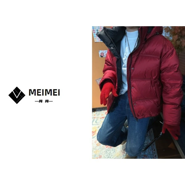 XMM.《胖丁贝壳面95绒羽绒服》秋冬新款时尚百搭洋气休闲羽绒服9905