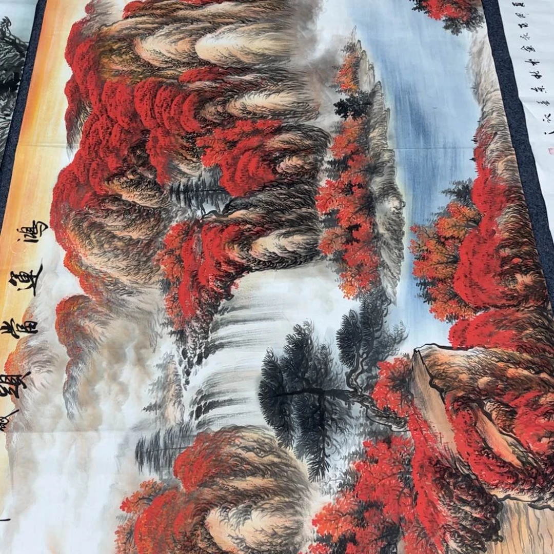 国画国画作品老师手绘