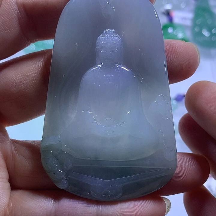 翡翠未镶嵌颈饰天然翡翠A货吊坠