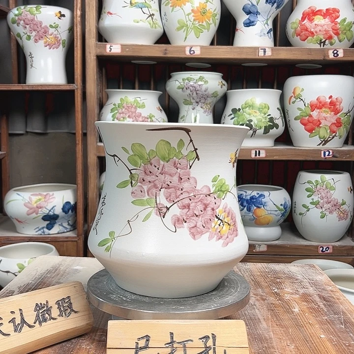 摆件小蛮腰紫藤新款陶瓷