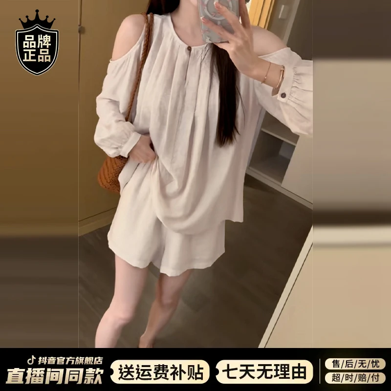 一整套时尚减龄洋气韩系穿搭今年流行休闲套装女2025新款
