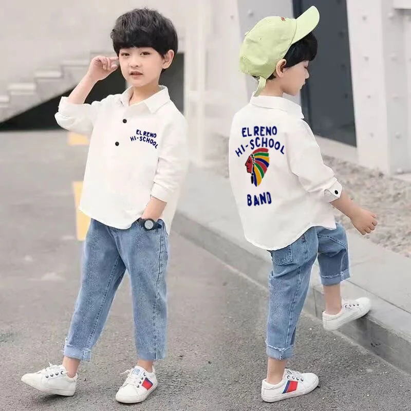 实体童品新款童装韩版男宽松牛仔