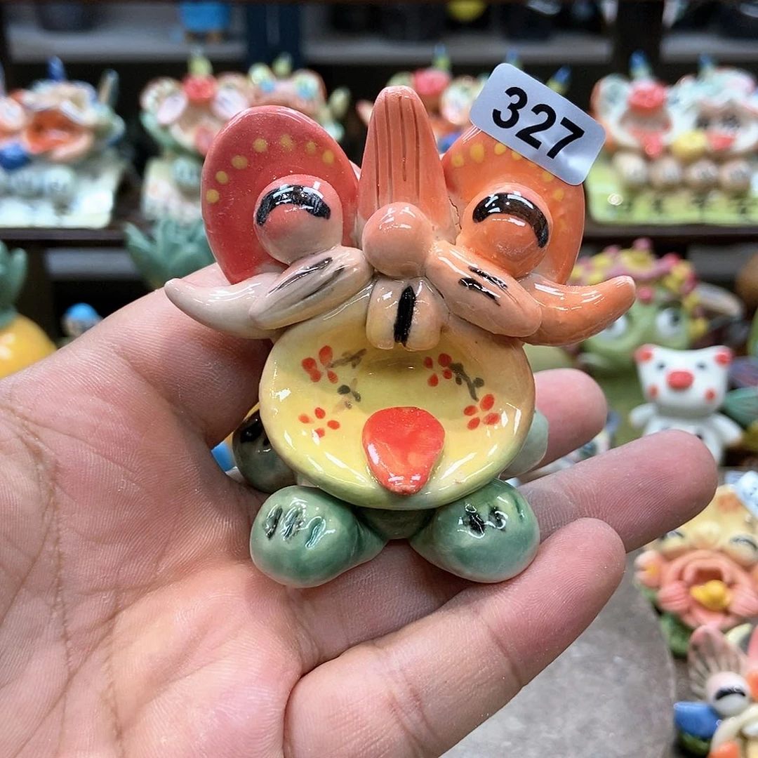摆件直播间手工陶瓷摆件327