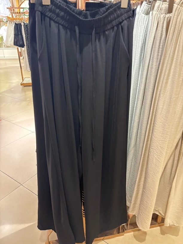 资阳恒宣百货C78928高腰直筒裤阔腿裤夏季长裤