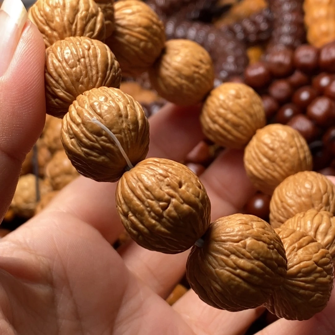 猴头核桃手串順**然猴头