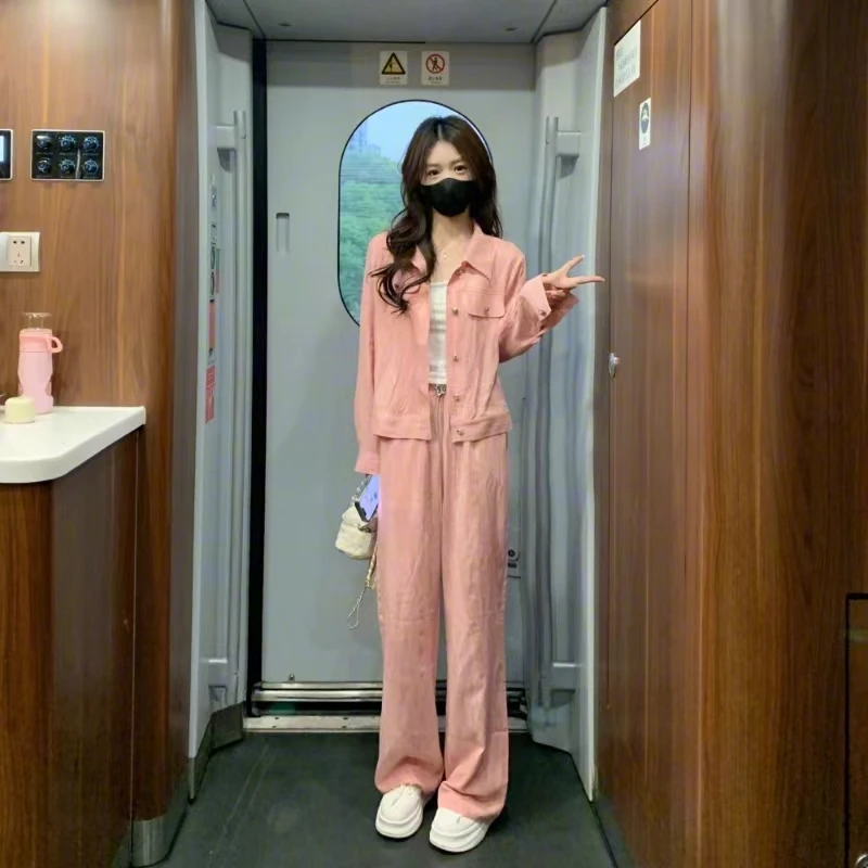 【炸】2024设计高定夏季新款气质防晒上衣+休闲两件套TZ1683