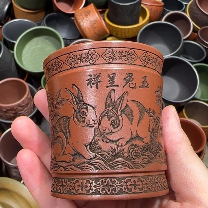 茶杯紫砂全手工紫砂